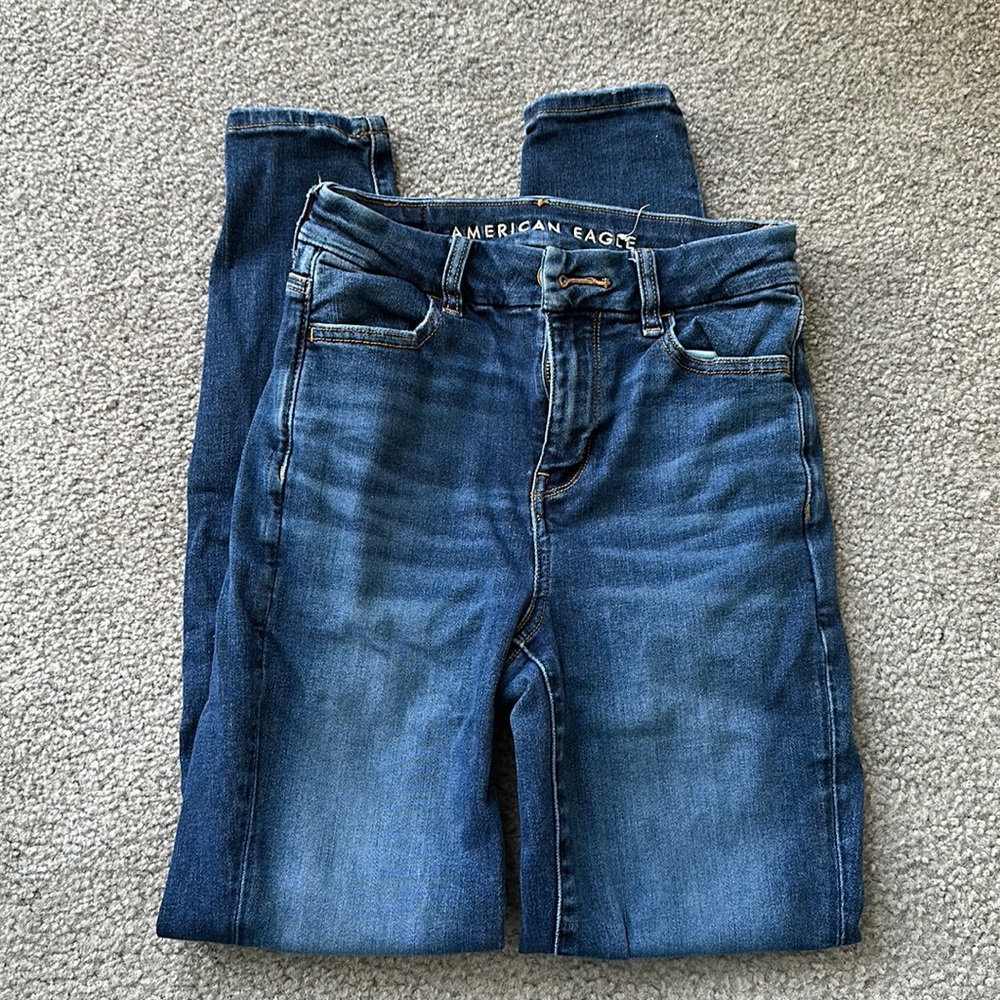 00 regular American eagle next level stretch curvy hi-rise jegging